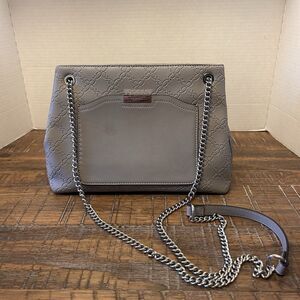 Nine West Canbury Light Slate Gray Convertible Women Shoulder Bag